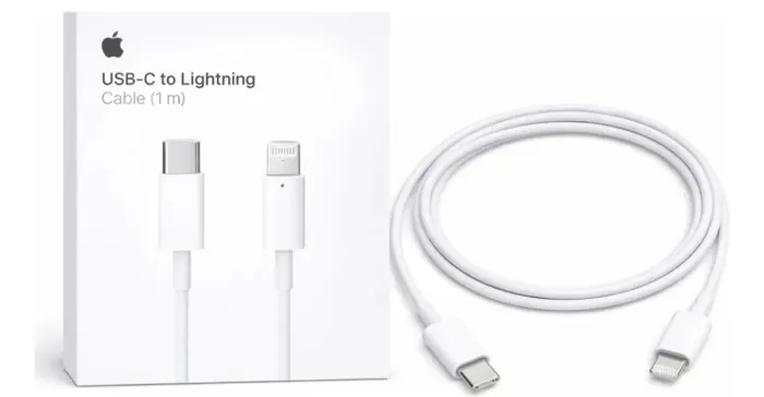 cabo apple usb-c para lightning 1m