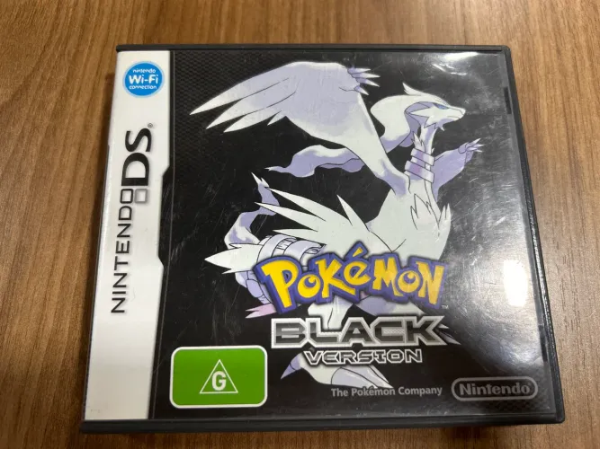 Caixa Vazia Pokémon Black Nintendo