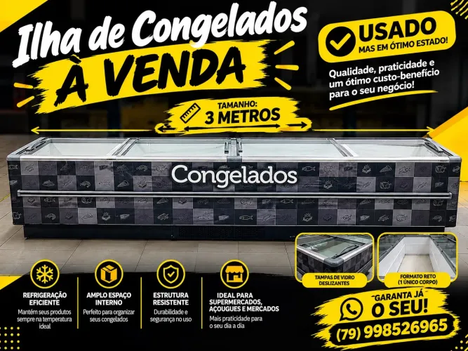 Vende-se Ilha de congelados
