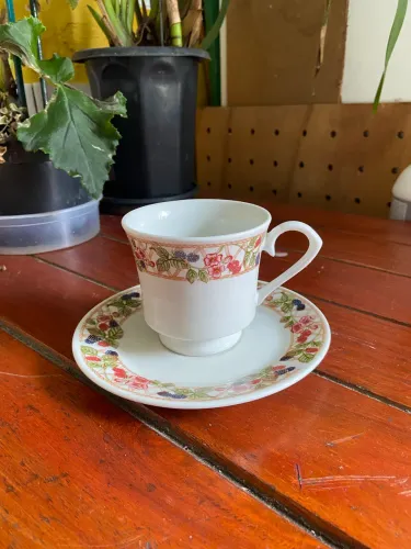 Xícara de chá fine porcelain