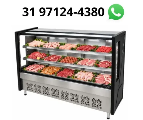 Balcão Avícola 1,75M Preto Polar