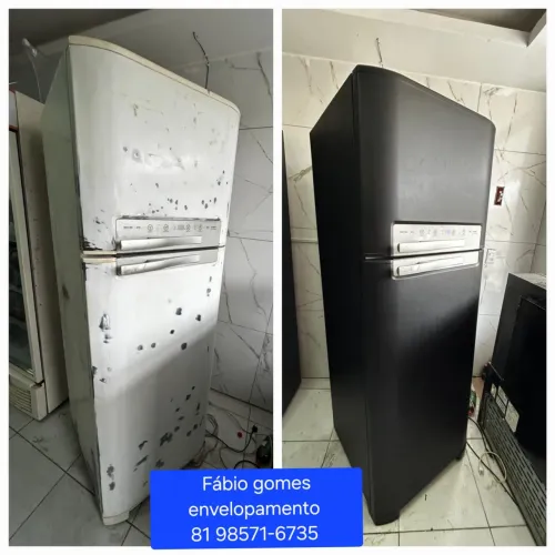 Plotagem de geladeira ( envelopamento )