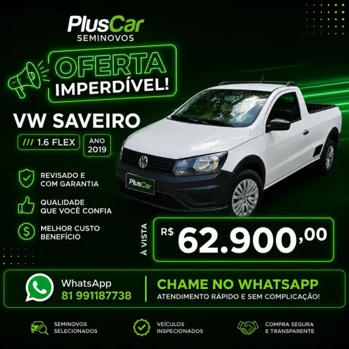 Volkswagen Saveiro Robust 1.6 Total Flex 8V 2023
