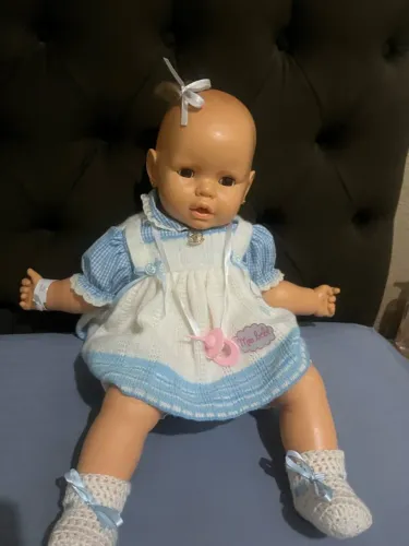 Boneca Meu Bebê Olhos Castanhos Anos 80