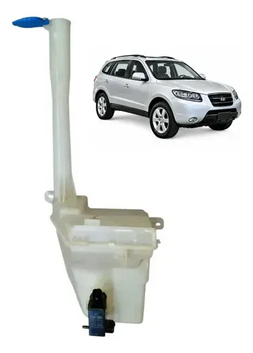 Reservatório Água Parabrisa Com Motor Santa Fé 2007 A 2013 Prateado