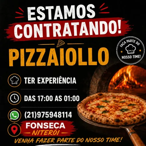 CONTRATA-SE PIZZAIOLLO
