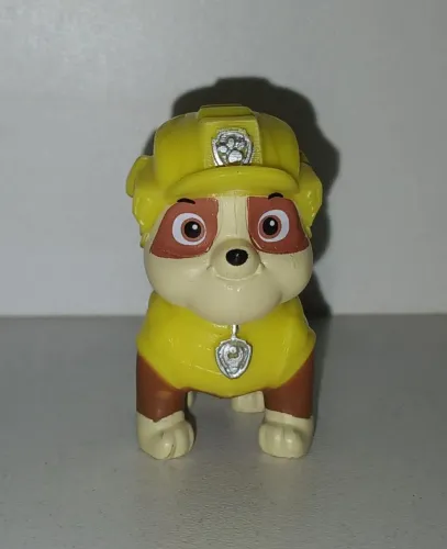 BONECO MINIATURA PATRULHA CANINA RUBBLE