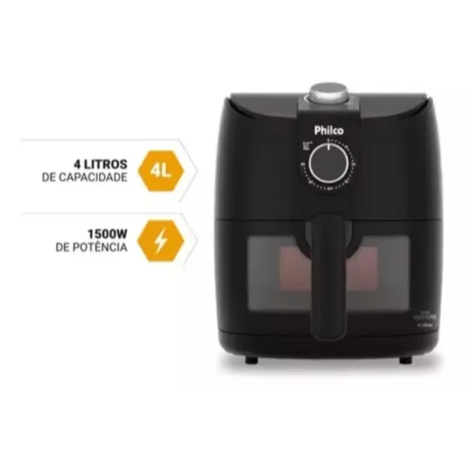 Air fryer com visor
