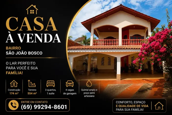 Sobrado à Venda no SJB