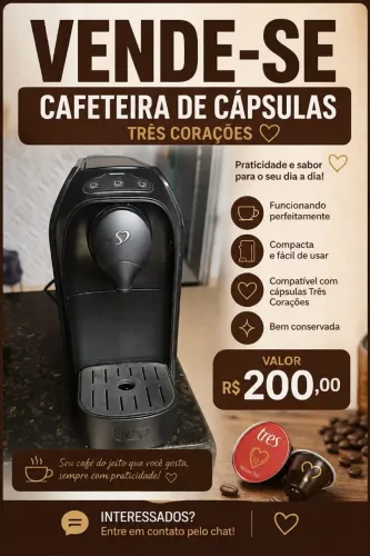 CAFETEIRA EM CÁPSULAS
