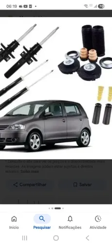 Vendo 4 amortecedor 4 batedor 4 coxinho fox polo c da n ou rert e espec fox 350 promoçao