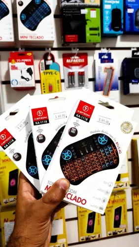 Mini teclado de led wireless 