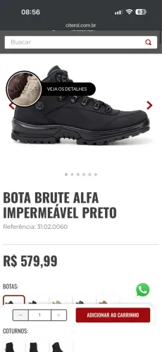 Bota Tatica Citerol Brute Alfa N 43