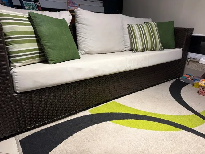 sofa e poltrona para jardim/ varanda