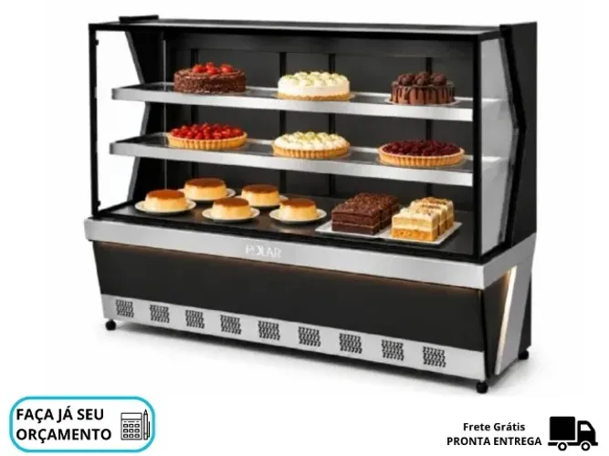 Balcão para Doces e Tortas 1,5M Polar Novo