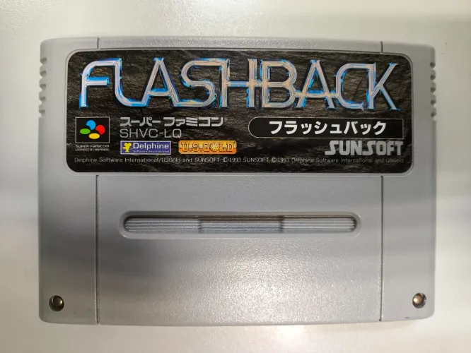 Flashback: The Quest for Identity Super Nintendo SNES SFC Famicom Original