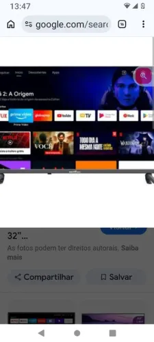 Smart TV Britânia Rocku 32 polegadas wi-fi