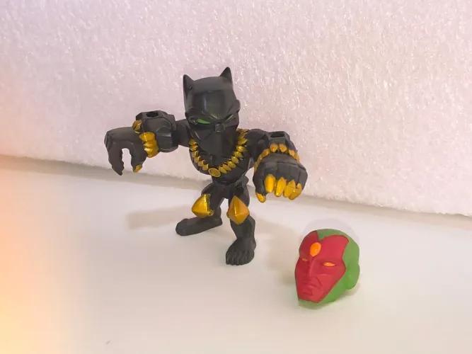 Boneco Marvel Super Hero Mashers Micro - Pantera Negra