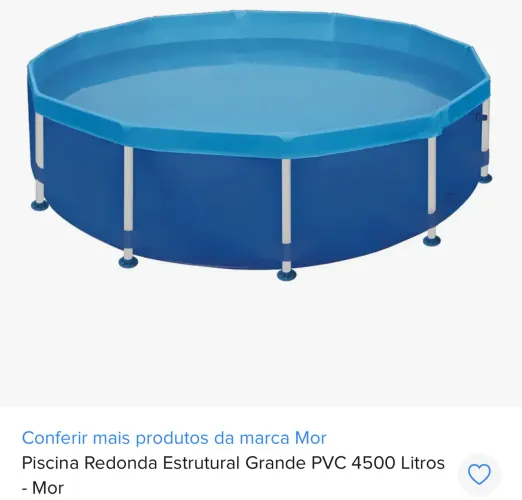 Piscina de 4500 litros