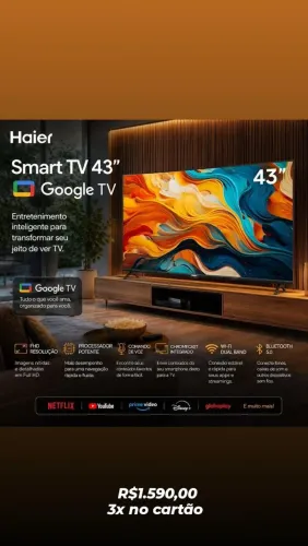Tv 43 Smart Google Tv Haier