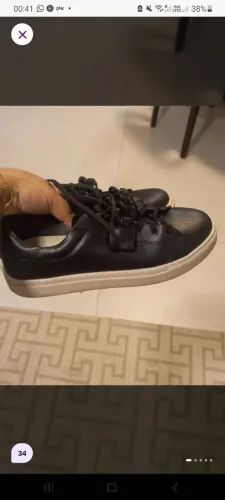 Tenis preto 33 lez a lez