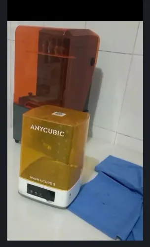 Impressora 3d Halot mage 8k + curadora Anycubic 4 Kg