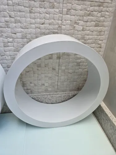 3 nichos  laqueados 40cm
