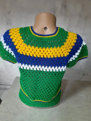 Blusa de croche 