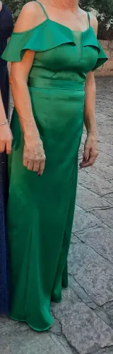 vestido de festa verde 