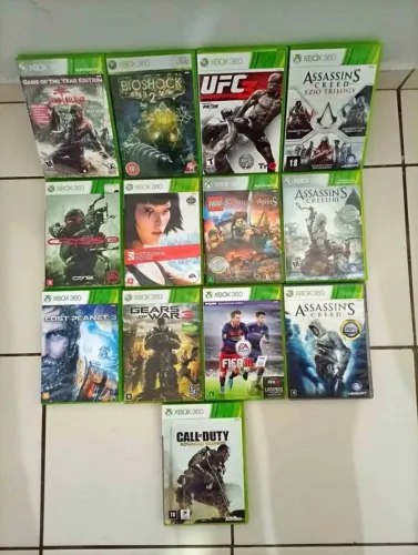 LOTE JOGOS XBOX 360 ORIGINAIS