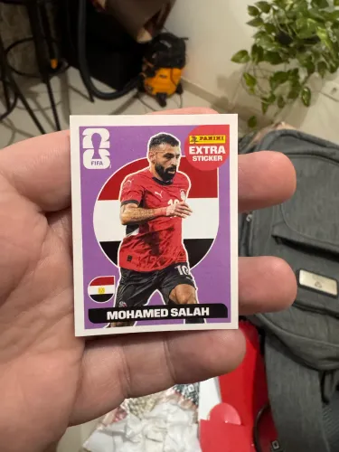 Sticker Roxa Bordô Mohamed Salah Copa do Mundo 2026