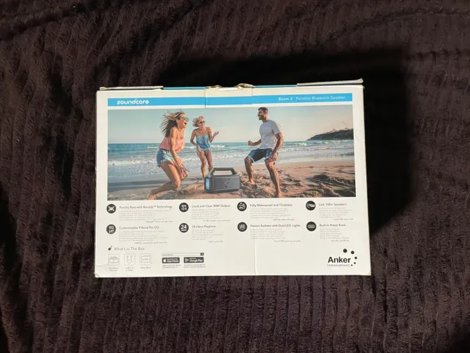 Caixa de som Bluetooth anker soundcore boom 2