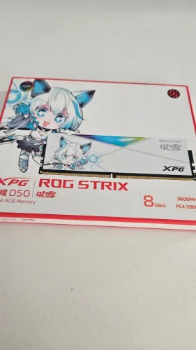 Memoria ram Ddr4 Rgb Brancas 16Gb 2x8Gb 3600Mhz (Nova 12 meses de Garantia)