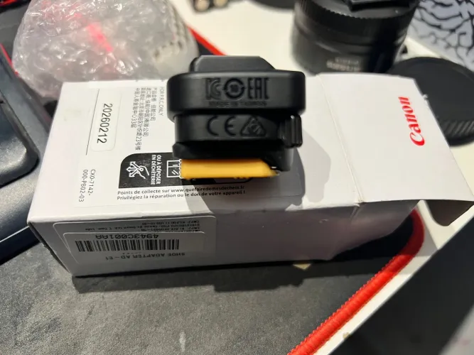 Adaptador flash para Canon