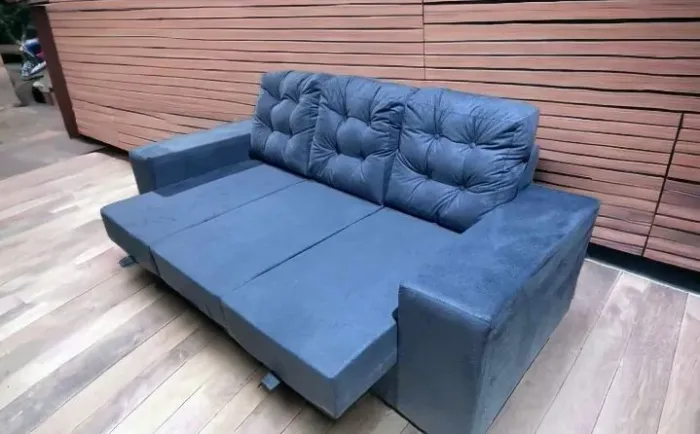 Hoje barato sofá retrátil novo entrego oferta