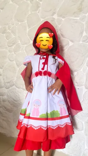 VESTIDO CHAPEUZINHO VERMELHO PARA VENDER