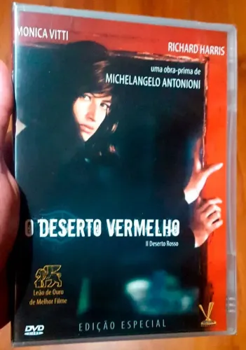 DVD O Deserto Vermelho - Michelangelo Antonioni Original Lacrado Versátil Clássico Italian