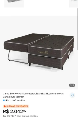Cama Solteiro com extensão para casal