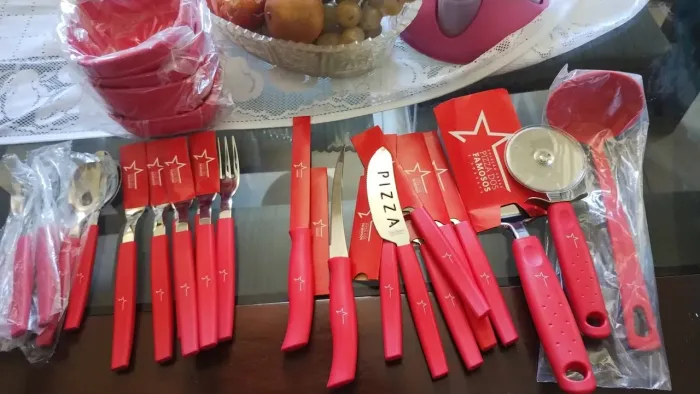 Kit 29 peças para  pizza e sobremesa 