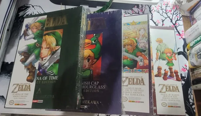 ZELDA MANGÁ * 4 VOLUMES LACRADOS DE FÁBRICA