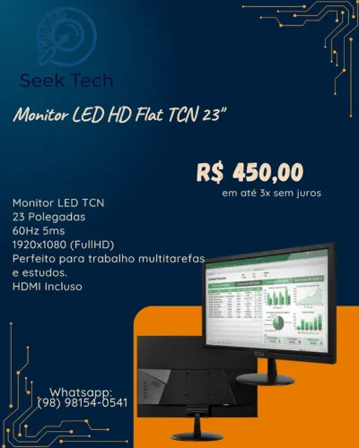 Monitor 23 Polegadas FullHD
