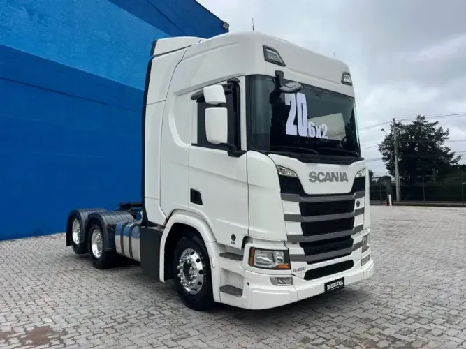 Caminhão Scania R 450 6x2 ano 2020/2020 Branco