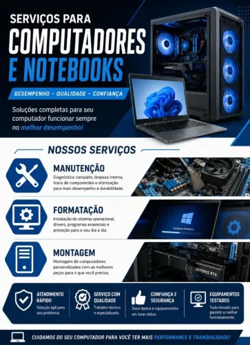 Montagem, Manutenção e Formatação de Computadores