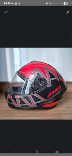 Capacete Axxis Draken Preto/Rosa