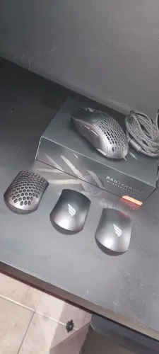 Mouse Fallen pantera - Preto