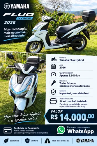 Fluo hibrid 2026 Yamaha