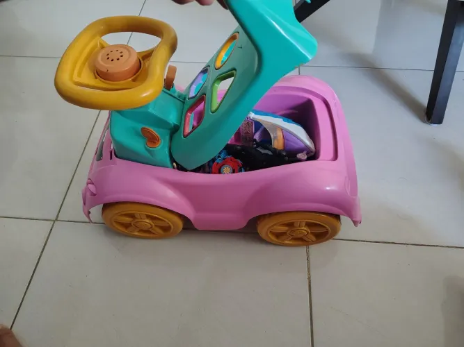 Carrinho Baú Totokinha Sport Rosa