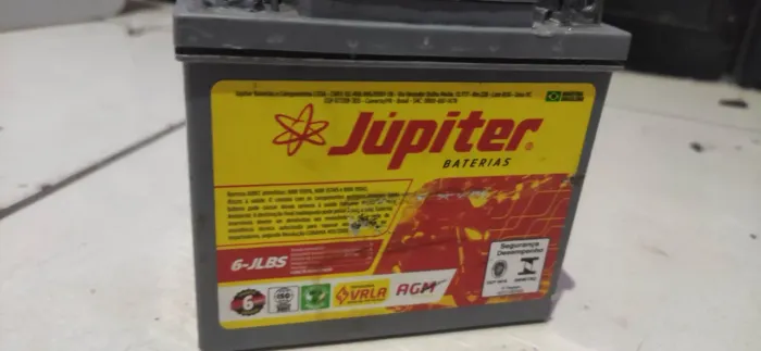Bateria 6 amperes para moto 