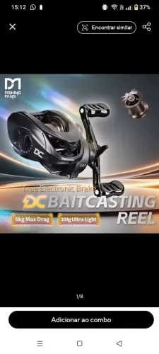 Kit de pesca ultralight novo