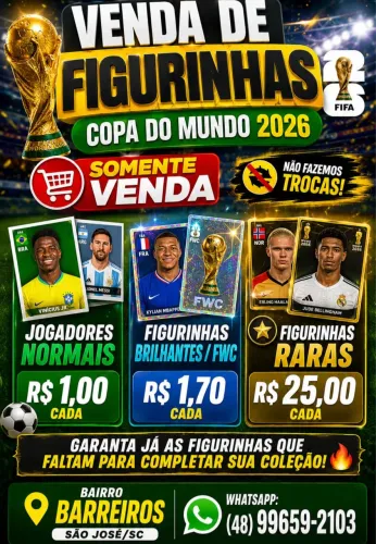 Figurinhas copa do mundo 2026